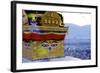 Higher View of the Buddhist Stupa-Simon Montgomery-Framed Photographic Print