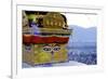 Higher View of the Buddhist Stupa-Simon Montgomery-Framed Photographic Print