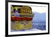Higher View of the Buddhist Stupa-Simon Montgomery-Framed Photographic Print