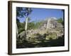 Highest Temple in Lamanai, Lamanai, Belize-Jane Sweeney-Framed Photographic Print