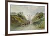 Highgate Archway Viaduct, London, C1820-null-Framed Giclee Print