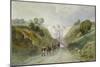 Highgate Archway Viaduct, London, C1820-null-Mounted Giclee Print