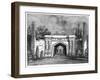 Highgate Cemetery, London, 1838-null-Framed Giclee Print