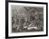 Highgate Fields During the Great Fire of London, in 1666-Edgar Melville Ward-Framed Giclee Print