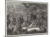Highgate Fields During the Great Fire of London, in 1666-Edgar Melville Ward-Mounted Giclee Print