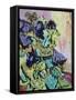 Highgate Petunias-Brenda Brin Booker-Framed Stretched Canvas