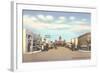 Highland Avenue, Marfa, Texas-null-Framed Art Print