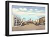 Highland Avenue, Marfa, Texas-null-Framed Art Print