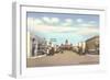 Highland Avenue, Marfa, Texas-null-Framed Art Print