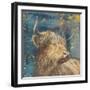 Highland Bull-Dina Peregojina-Framed Art Print