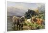 Highland Cattle-William Watson-Framed Giclee Print