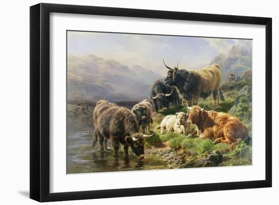 Highland Cattle-William Watson-Framed Giclee Print