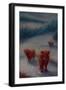 Highland Cattle-Lee Campbell-Framed Giclee Print