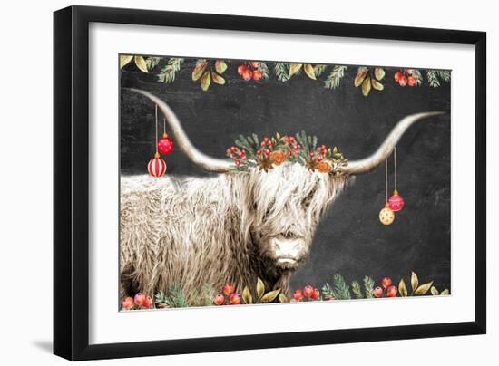 Highland Christmas-Kim Allen-Framed Art Print