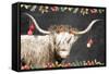 Highland Christmas-Kim Allen-Framed Stretched Canvas