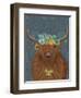 Highland Cow Bohemian 1-Fab Funky-Framed Art Print