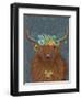 Highland Cow Bohemian 1-Fab Funky-Framed Art Print