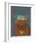 Highland Cow Bohemian 1-Fab Funky-Framed Art Print