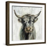 Highland Cow-Silvia Vassileva-Framed Art Print