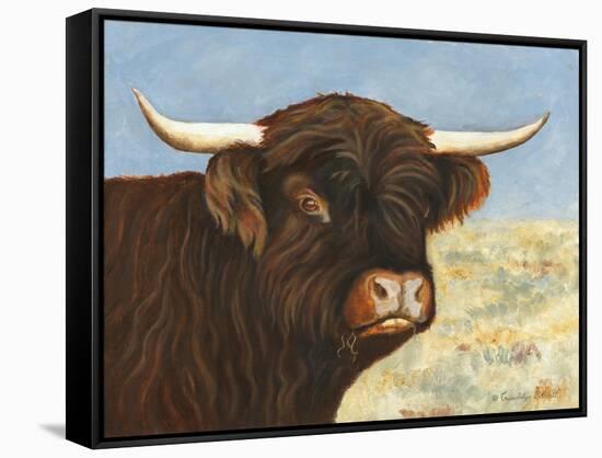 Highland Cow-Gwendolyn Babbitt-Framed Stretched Canvas