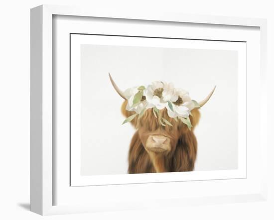 Highland Cow-Leah Straastma-Framed Art Print