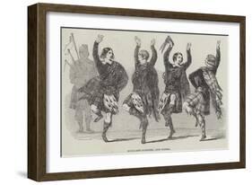 Highland Dancers and Pipers-null-Framed Giclee Print