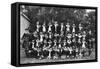 Highland Dancers with Two Young Pipers-null-Framed Stretched Canvas