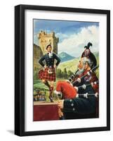 Highland Dancing-null-Framed Giclee Print