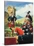 Highland Dancing-null-Stretched Canvas