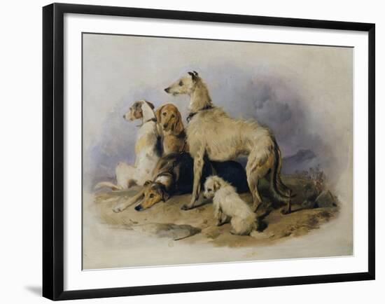 Highland Dogs-Edwin Henry Landseer-Framed Giclee Print