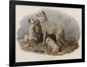 Highland Dogs-Edwin Landseer-Framed Premium Giclee Print