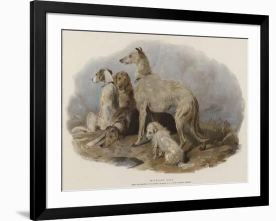 Highland Dogs-Edwin Landseer-Framed Giclee Print