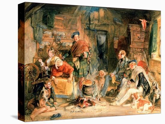 Highland Hospitality-John Frederick Lewis-Stretched Canvas