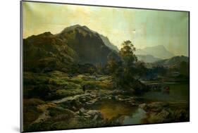 Highland Landscape, 1853 (Oil on Canvas)-Sidney Richard Percy-Mounted Giclee Print