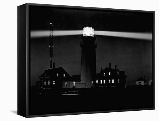 Highland Light at Night-null-Framed Stretched Canvas