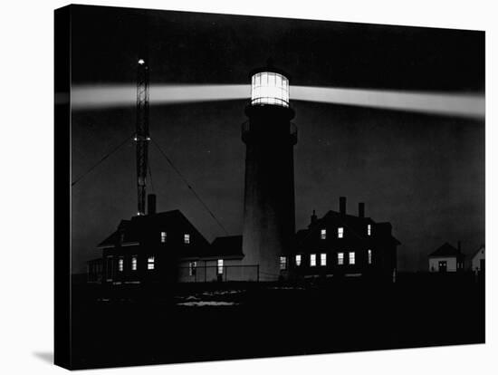 Highland Light at Night-null-Stretched Canvas