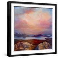 Highland Loch, 2019, (oil on canvas)-Lee Campbell-Framed Giclee Print