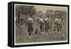 Highland Pipers Practising in Hyde Park-null-Framed Stretched Canvas