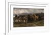 Highland Raid, 1860-Rosa Bonheur-Framed Premium Giclee Print