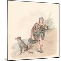 Highland Shepherd-null-Mounted Giclee Print