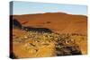 Highland village, Lesotho, Africa-Christian Kober-Stretched Canvas