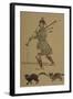 Highlander Playing Bagpipes, 1900-Joseph Crawhall-Framed Giclee Print