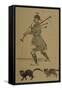 Highlander Playing Bagpipes, 1900-Joseph Crawhall-Framed Stretched Canvas