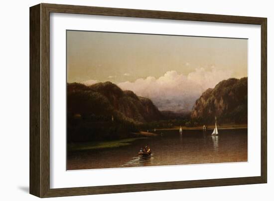 Highlands of the Hudson, View Near West Point, 1872-Lemuel Maynard Wiles-Framed Giclee Print