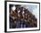 Highlands Warrior Marching Performance at Sing Sing Festival, Papua New Guinea-Keren Su-Framed Photographic Print