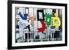 Highline Park Art, Manhattan, New York City-George Oze-Framed Photographic Print