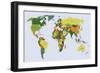 Highly Detailed Political World Map with Labeling. Vector Illustration.-Bardocz Peter-Framed Premium Giclee Print