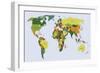 Highly Detailed Political World Map with Labeling. Vector Illustration.-Bardocz Peter-Framed Premium Giclee Print