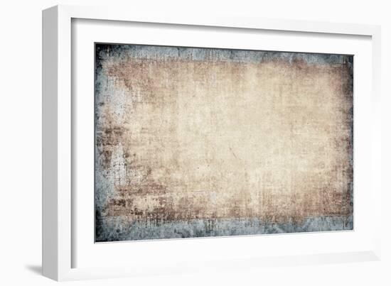 Highly Detailed Textured Grunge Background Frame-ilolab-Framed Premium Giclee Print