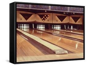Highly Polished Bowling Lanes-null-Framed Stretched Canvas